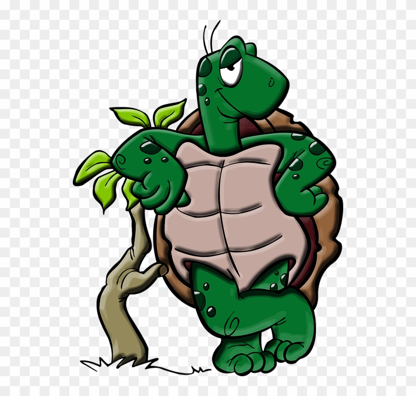 Turtle Images Cartoon 23, Buy Clip Art - Bájka O Zajacovi A Korytnačke #424145