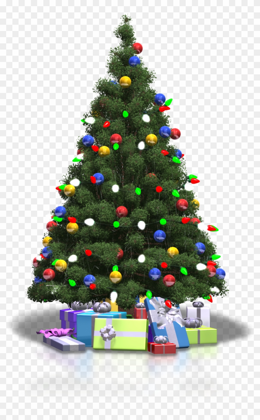 animated christmas tree with presents