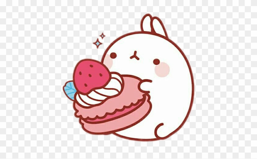 Molang With A Macaron #424395