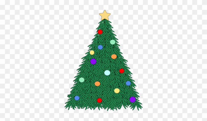 Christmas Tree Clipart Colorful - Christmas Tree Clip Art #424454