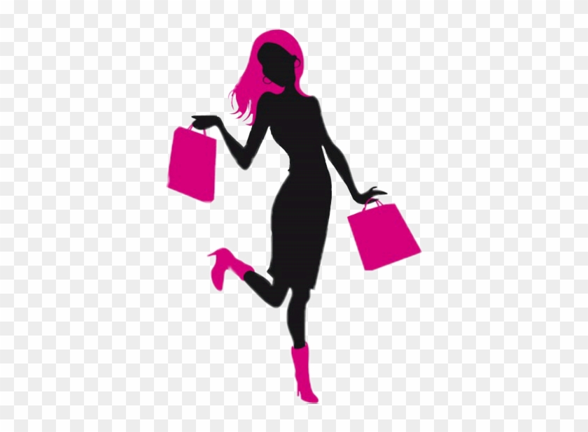 Report Abuse - Girl Shopping Vector #424458