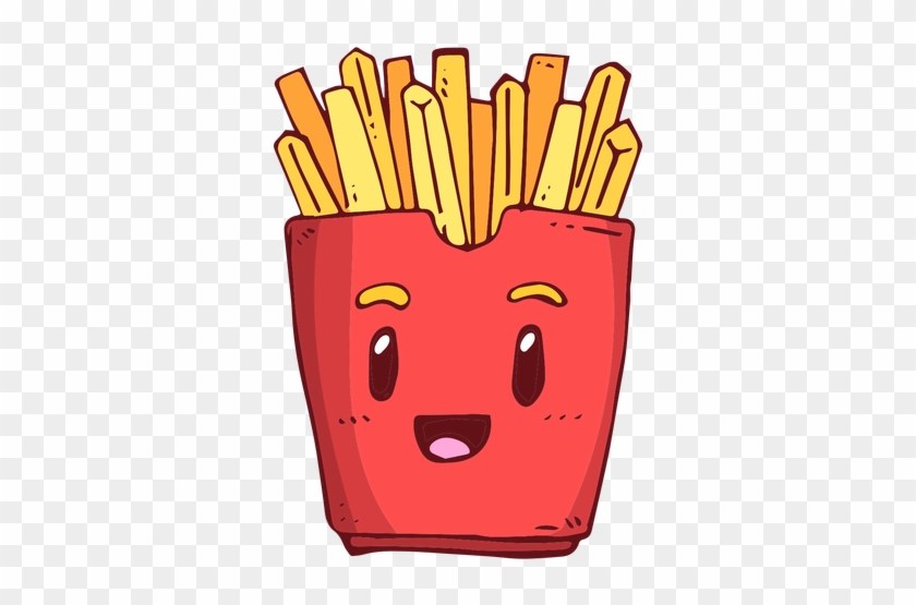 Fries Box Character Cartoon Transparent Png - French Fries #424460