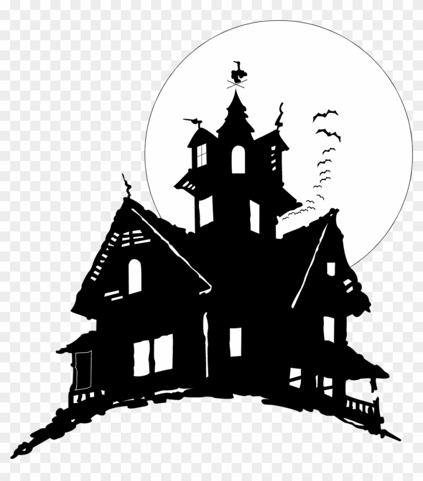 Haunted House Clipart Clear Background - Haunted House No Background #424539