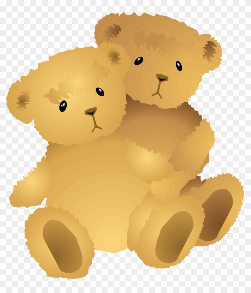 Comely Bear Hug Clip Art Medium Size - Teddy Bear Hugging Png #424577