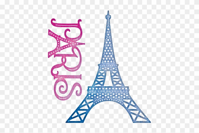 Paris Eiffel Tower Set / Suaje De Corte De Paris Torre - Cheery Lynn Designs Die Paris Eiffel Tower, 2.75"x3.625" #424583