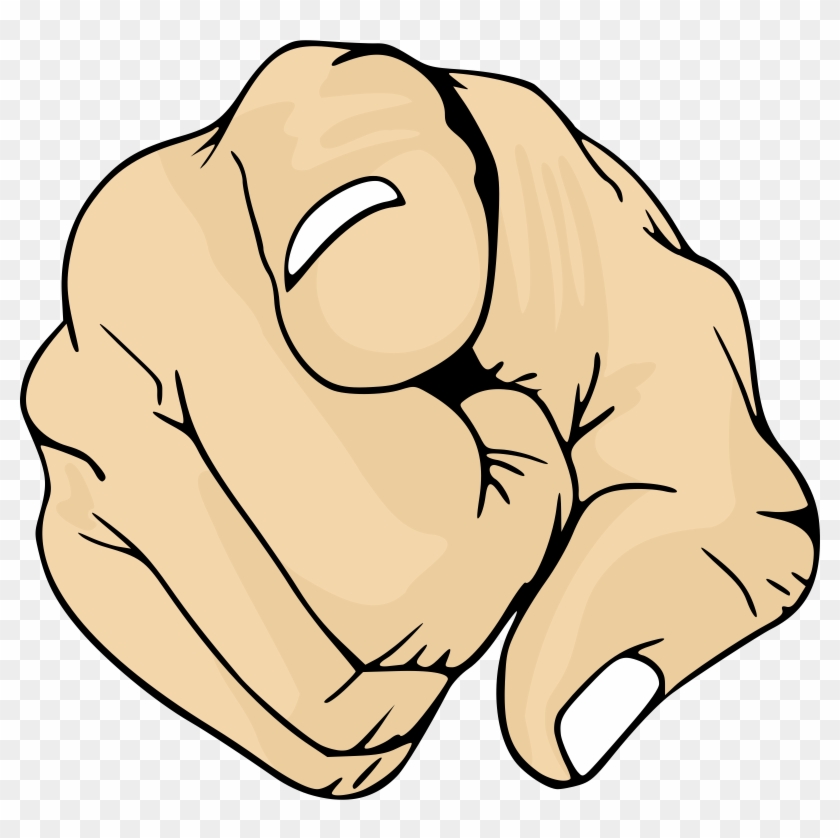 Finger 3 - Pointing Finger Png #424721