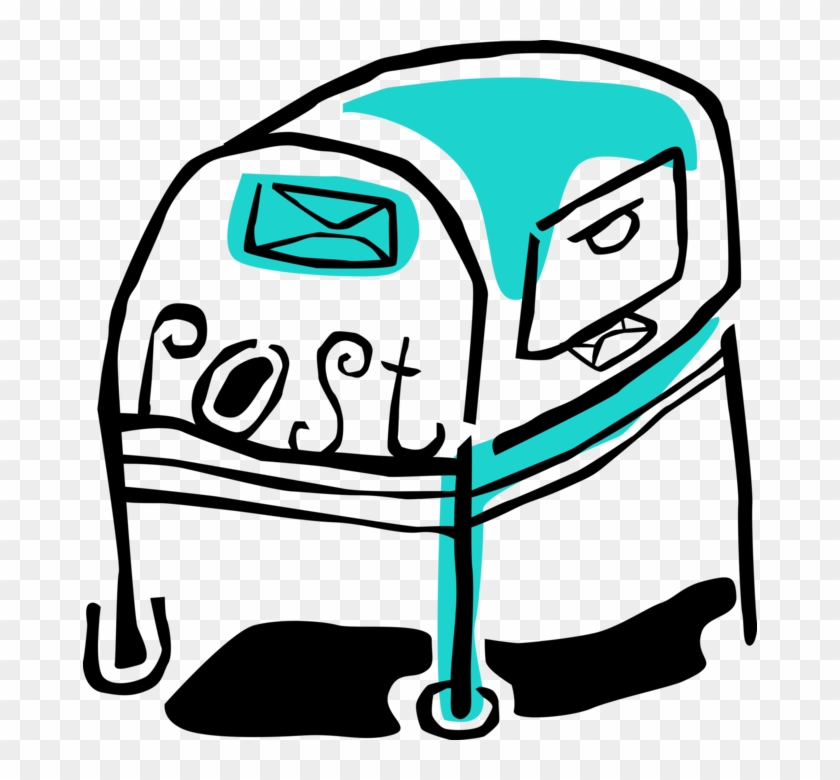 Vector Illustration Of Post Box Mailbox, Collection - Vector Illustration Of Post Box Mailbox, Collection #424716