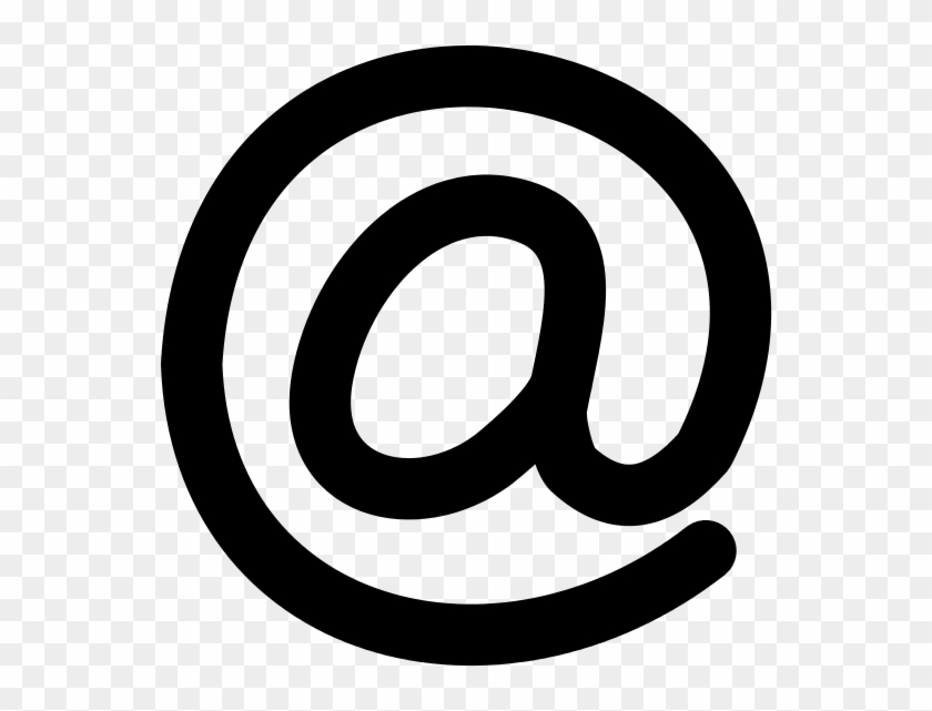 The At Sign, A Part Of Every Smtp Email Address[1] - Signo De Interrogación Blanco Png #424730