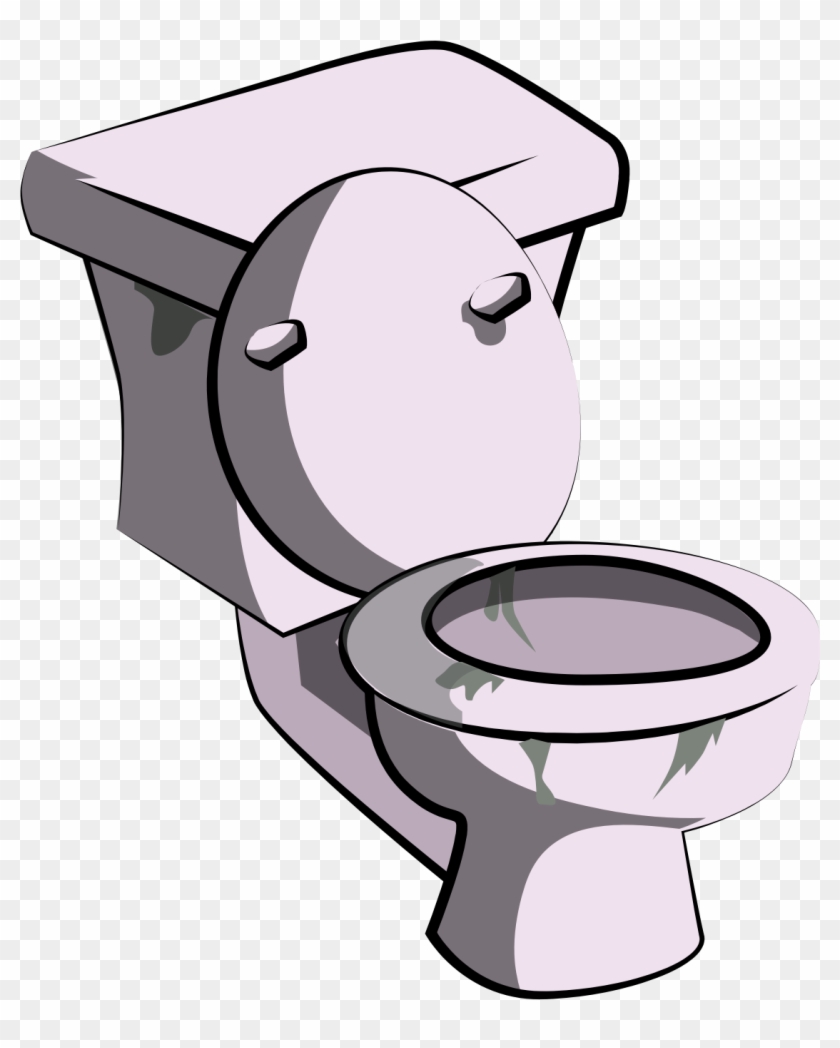 Clipart - Toilet Cartoon Transparent #424882