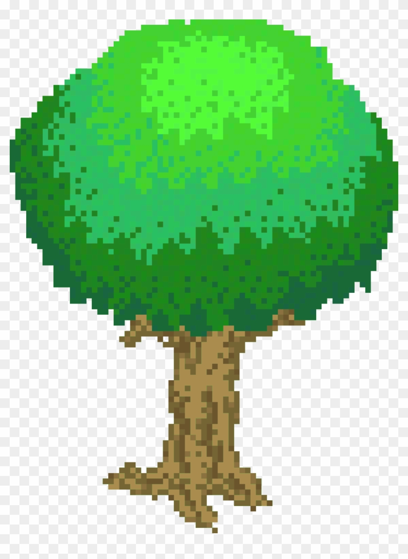 This Free Icons Png Design Of Pixel Tree Light Green - Pixel Tree Png #424971