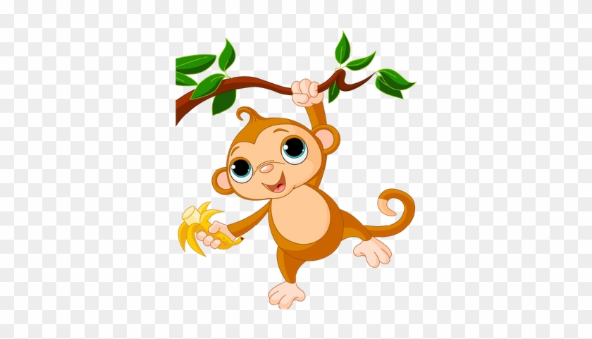 Monkeys Cartoon Clip Art - Cartoon Monkeys In A Tree #425124