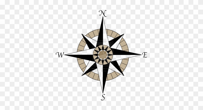 Compass Rose Tattoo Designs Clipart Png Images - Compass Rose Transparent B...
