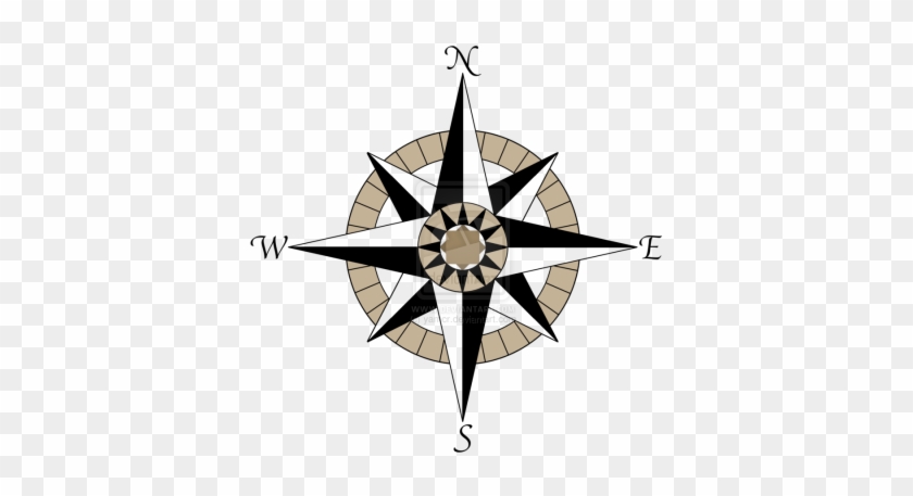 Compass Rose Tattoo Designs Clipart Png Images - Compass Rose Transparent Background #425131