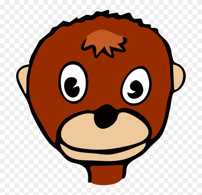 Free Drawn Monkey - Funny Monkey Face Mugs #425199
