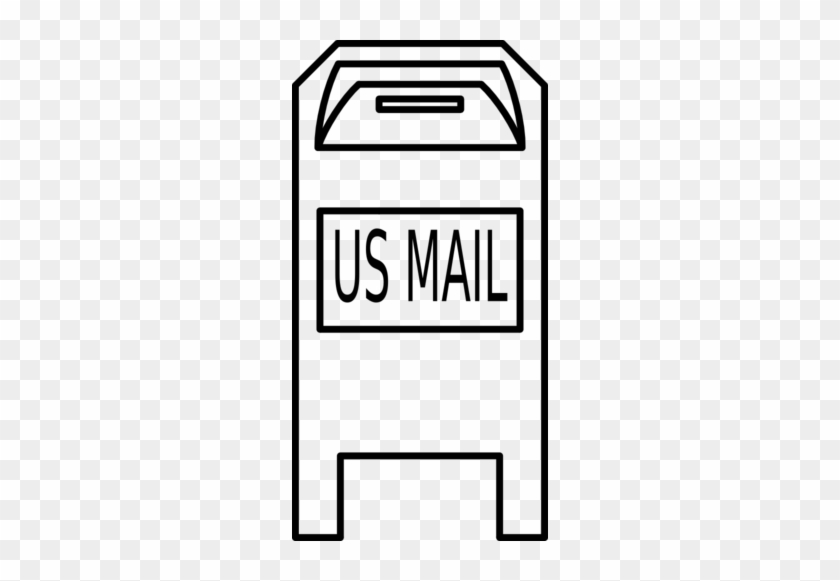 Mailbox White Mail Vector Clipart Clipart Kid - Mailbox Clipart Black And White #425211