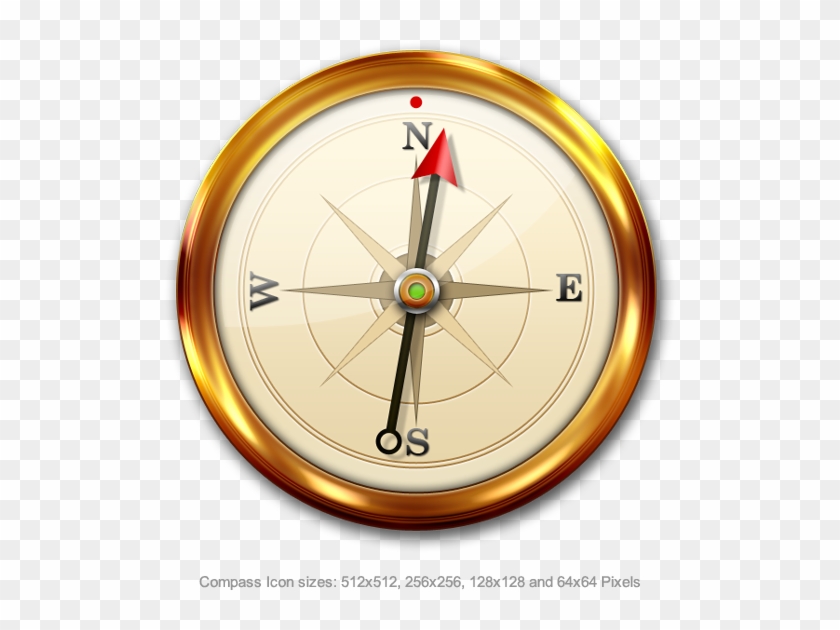 Preview Of The Compass Icon - 3d Compass Icon Png #425212