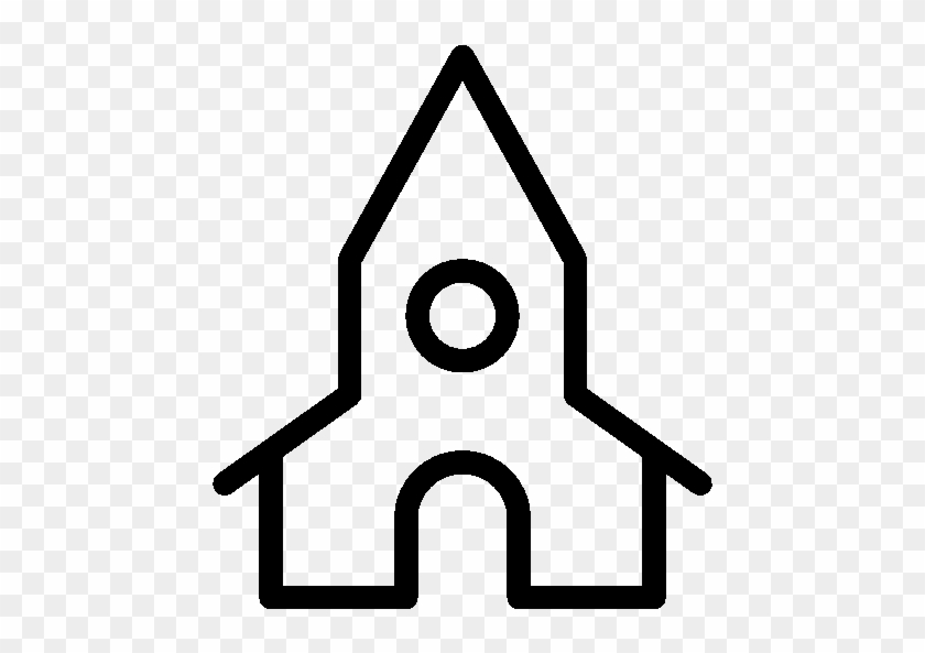 Symbol Der Stadt Kirche - Church Icon White Png #425225