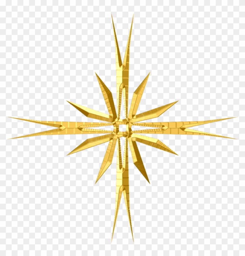 Compass Rose Designs Png - Gold Compass Image Transparent #425270