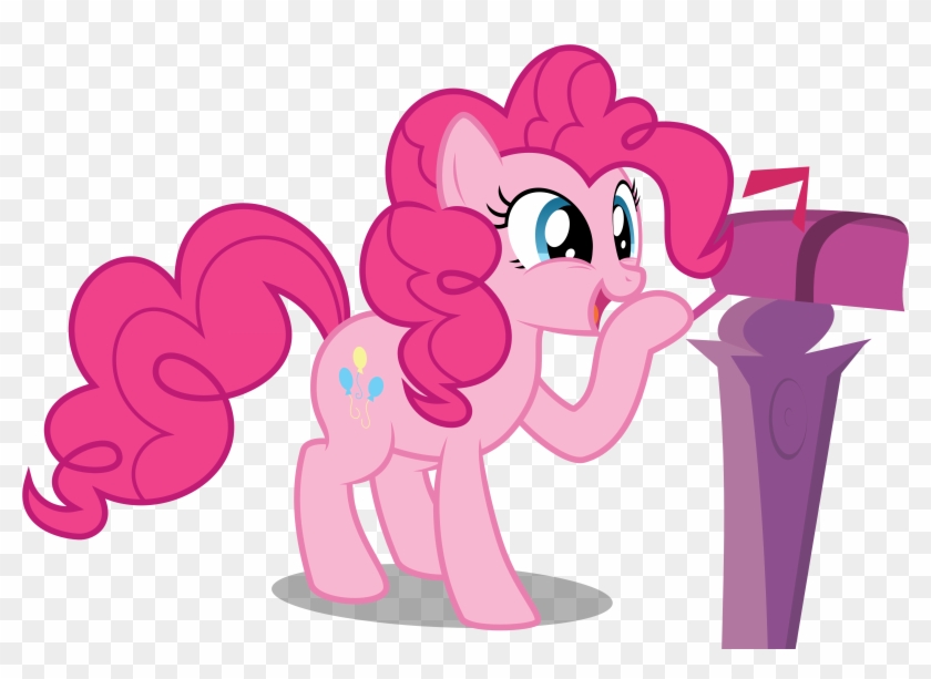 Smiling To The Mailbox By Abydos91 - Pinkie Pie Mailbox Gif #425274