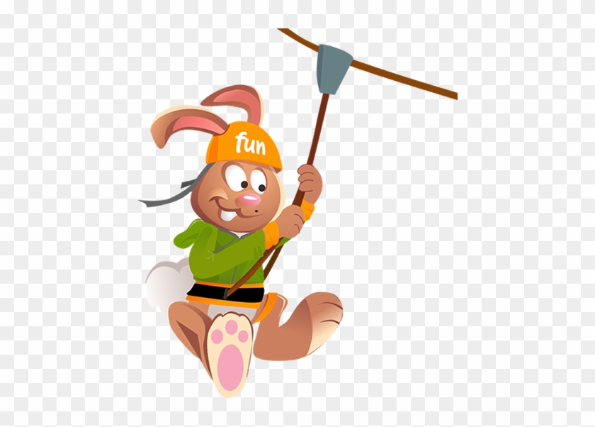 Accrobranche Clipart - Cartoon #425273
