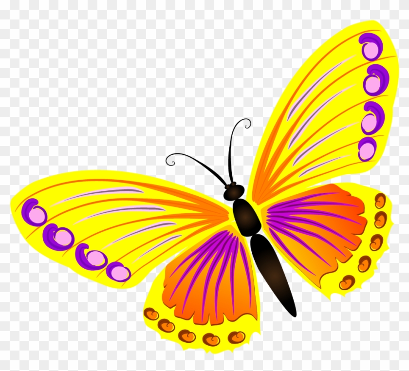 Medal - Schloss - Schmetterling2 - Schmetterling3 - Png Butterfly Yellow Purple #425292