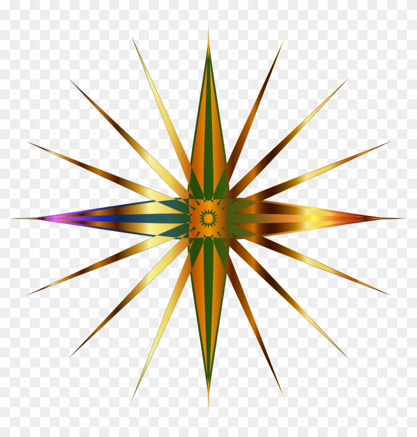 North Star Compass Clip Art Download - North Star Png #425293