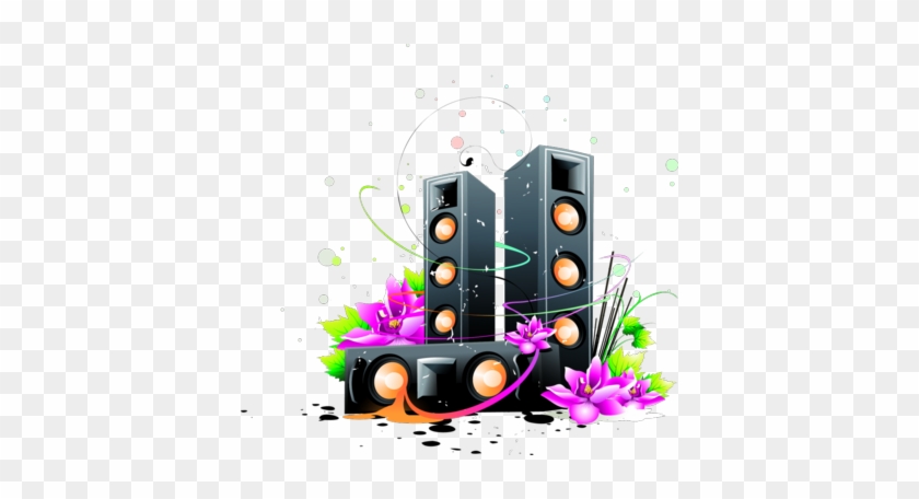 Speakers Vector Png 스피커 꽃 Psd, 벡터 파일 - Speakers Png #425298