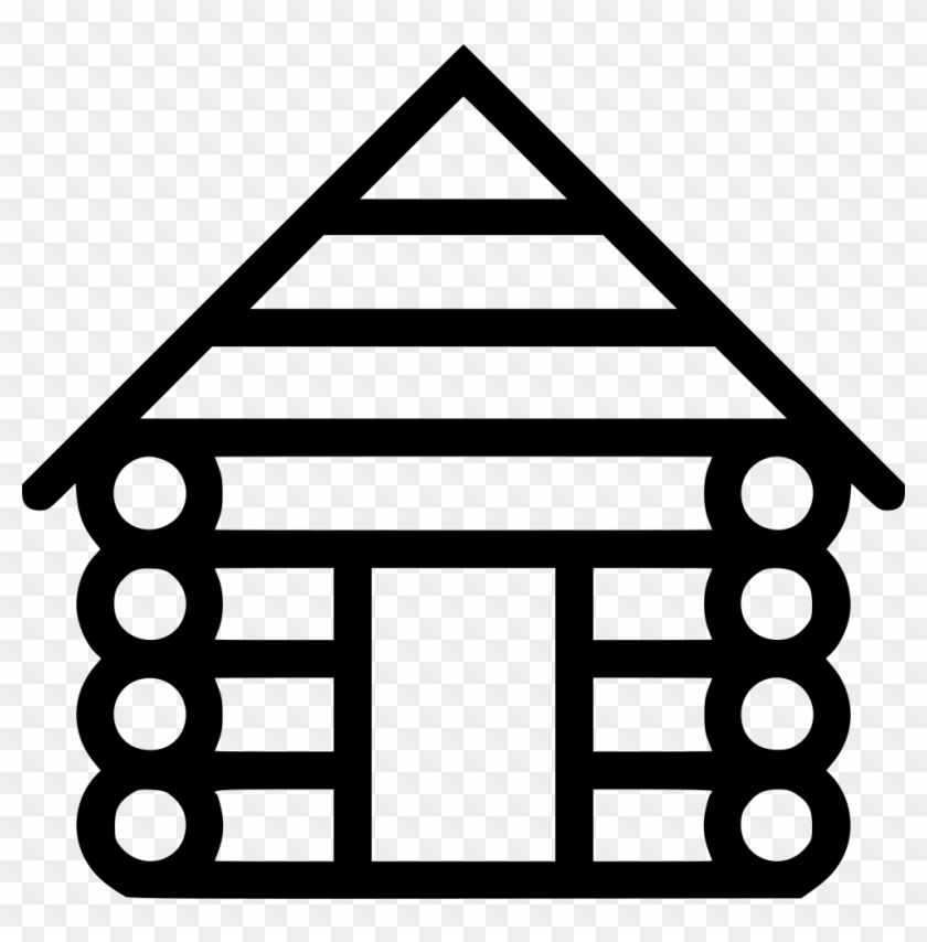 Haushalt Blockhütte Symbol - Cabin Icon #425355
