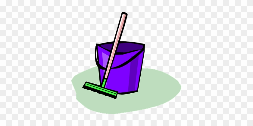 Besen Eimer Reinigung Mop Haushalt Hygiene - Cleaning Supplies Clip Art #425374