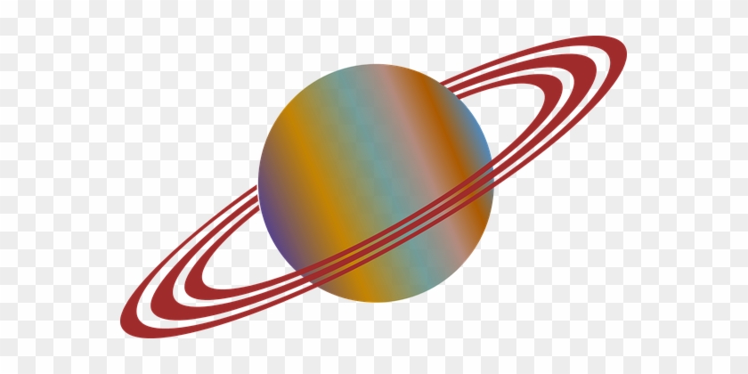 Saturn, Planeten, Kosmischen - Planet With Rings Drawing #425486