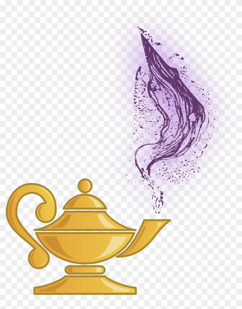 Genie Lamp Clipart 2, Buy Clip Art - Magic Lamp Clipart #425629