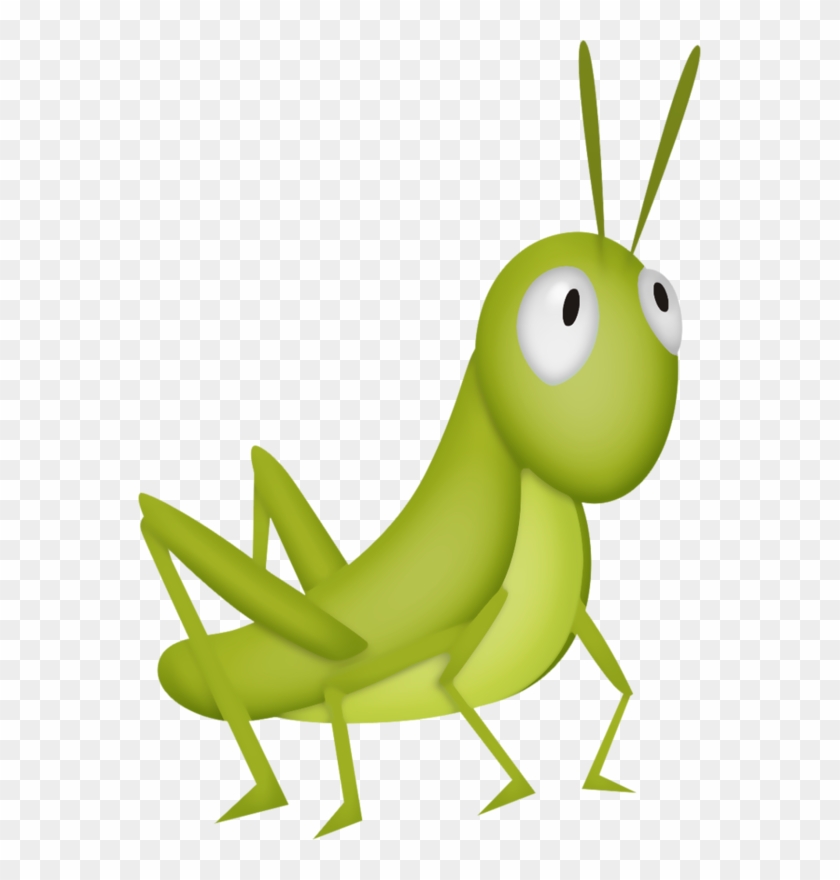 Grasshopper - Crickets Clipart #425626