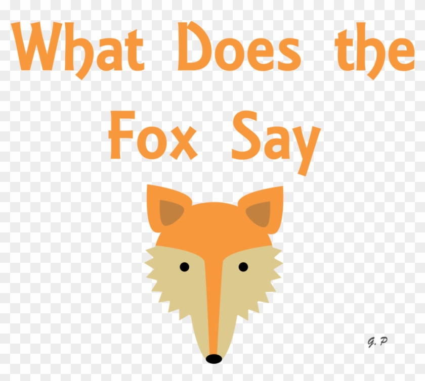 How - Does The Fox Say Clipart #425718