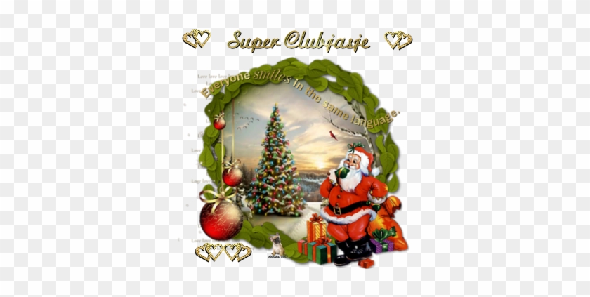 Ok, Time To Whip Out The Big Guns - Christmas Morning Evergreen Alan Giana Christmas Card #425726