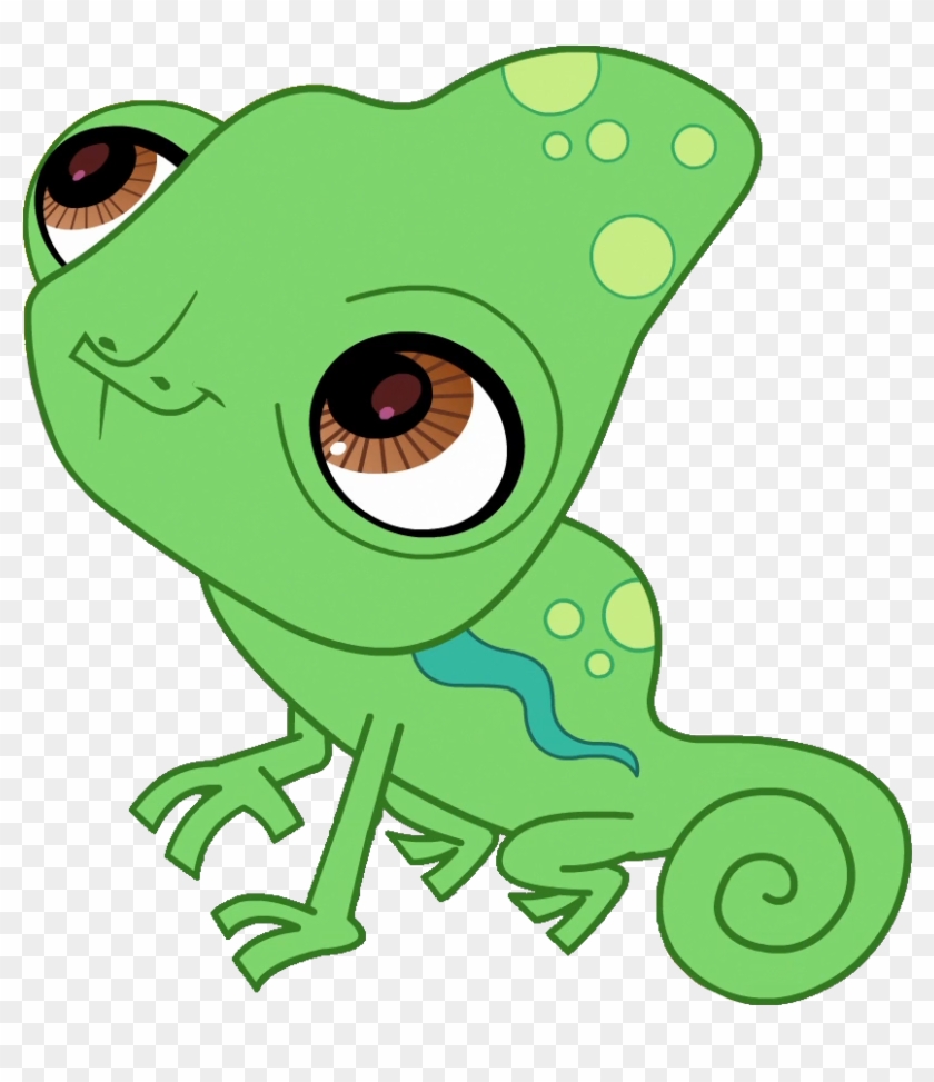 Lps Green Chameleon Vector By Emilynevla Lps Green - Chameleon Vector Png #425830