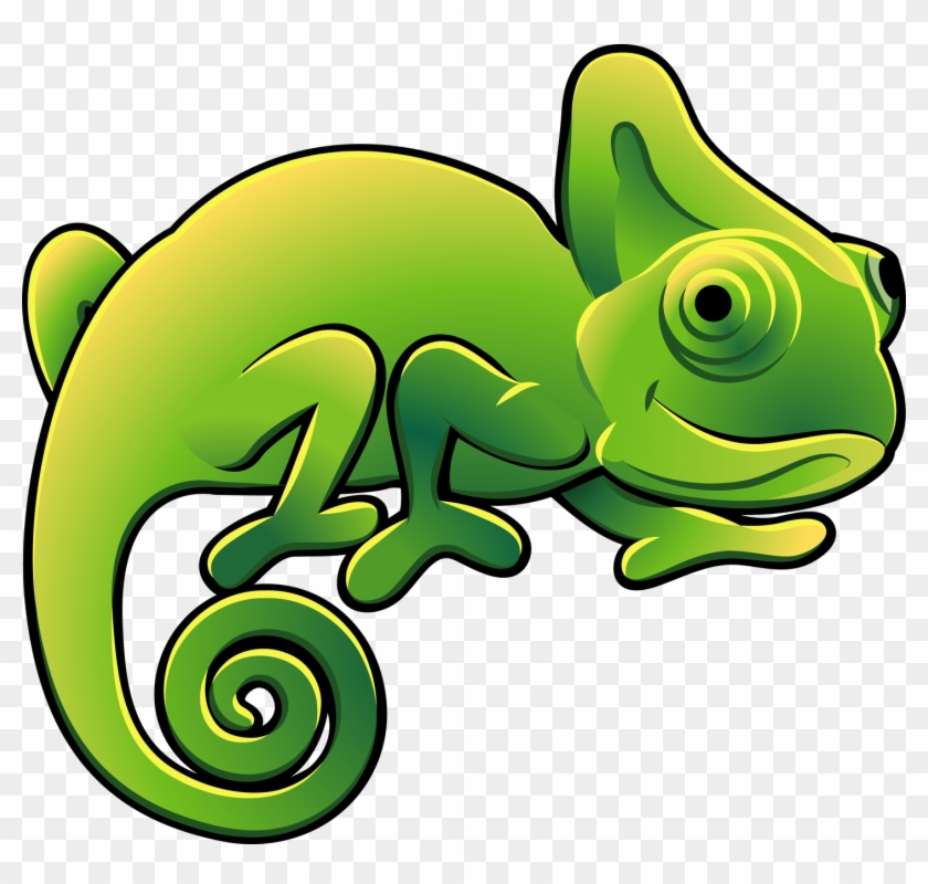 Cute Chameleon Clipart - Cartoon Chameleon #425839