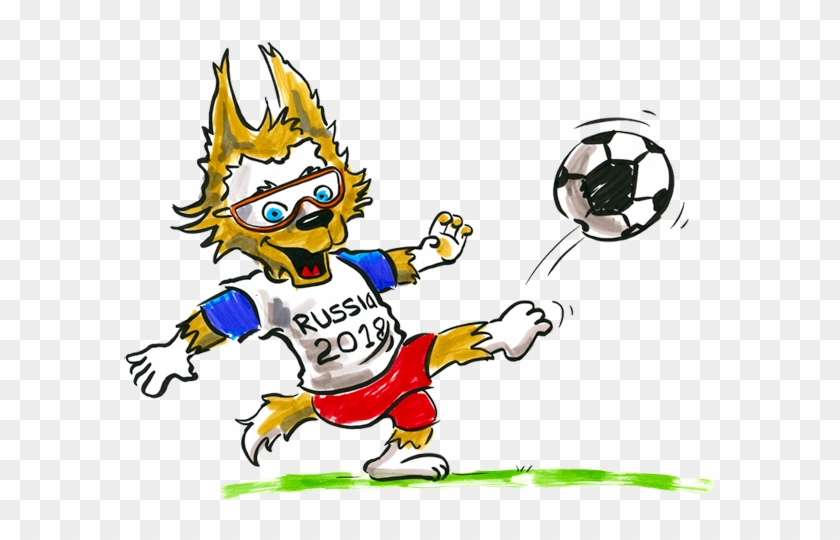 Zabivaka, Das Offizielle Maskottchen, Kickt Sich 2018 - Clipart Fußball Wm 2018 #425846