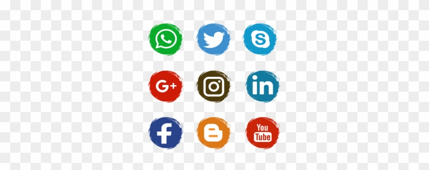 Social Media Icons, Social Media Icons, Facebook, Wattsapp - Youtube #425932