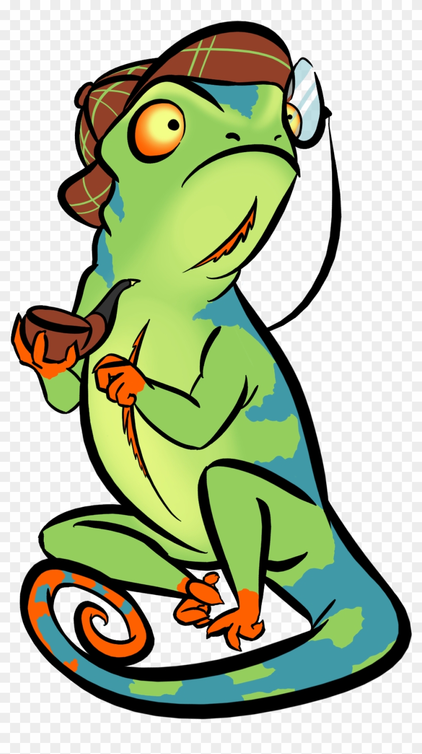 Detective Chameleon By Anomenon - Cartoon #425996