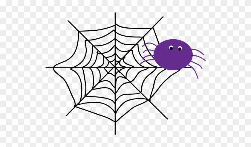 Free Halloween Clip Art Pumpkins, Spiders, Ghosts - Spider Web Png #426025