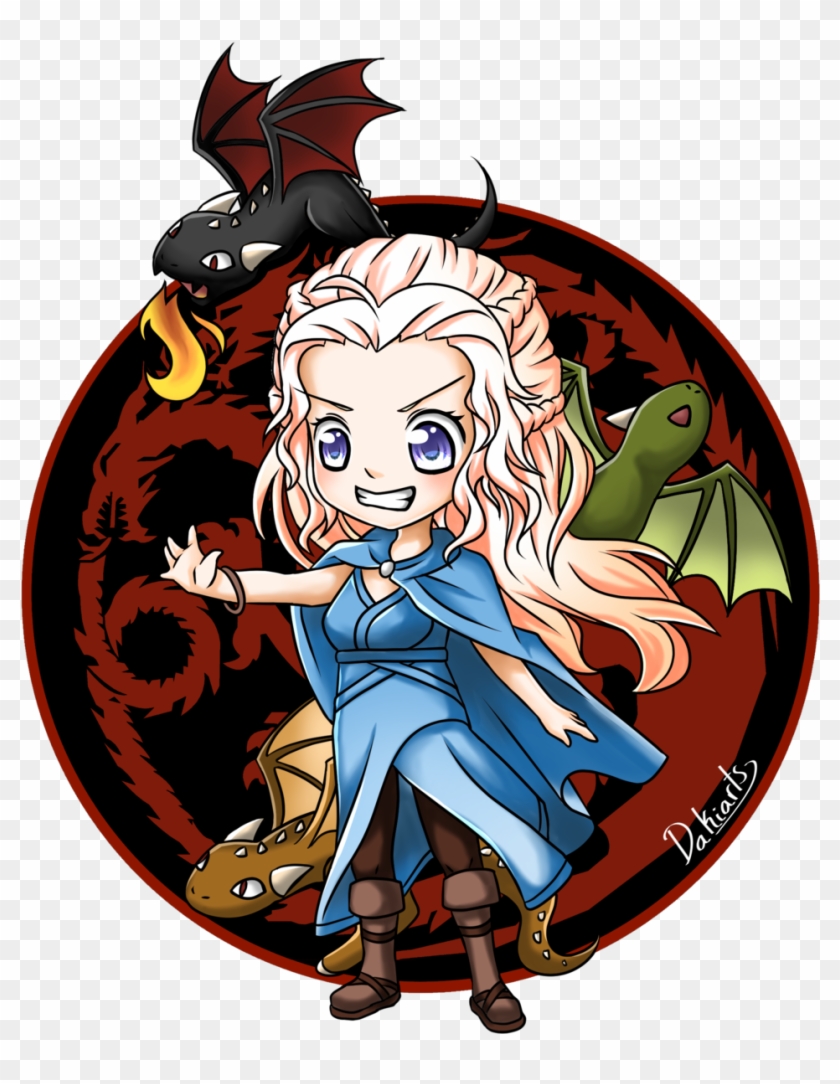 Chibi Daenerys By Dakiarts - Game Of Thrones Daenerys Chibi #426093