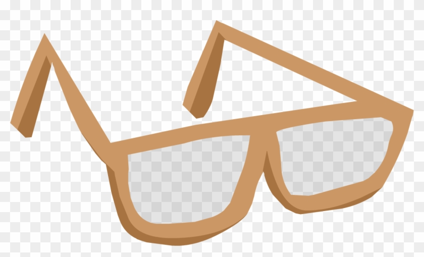 Brown Glasses - Glasses Club Penguin #426174