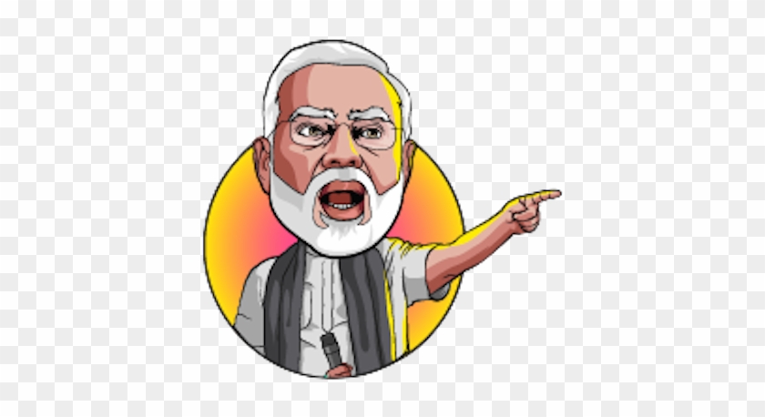 Narendra Modi Clipart - Narendra Modi Cartoon Png #426195