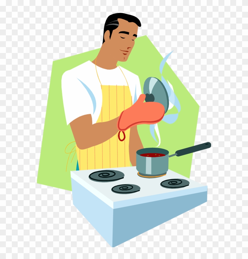 Man Cooking - Action Verbs Cook #426323