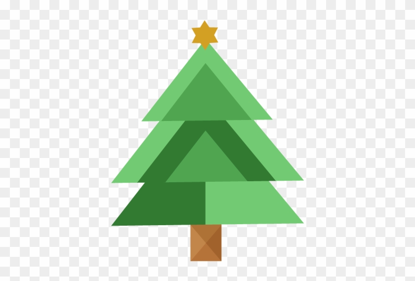 Christmas Tree Icon - Christmas Tree Silhouette Clip Art #426330