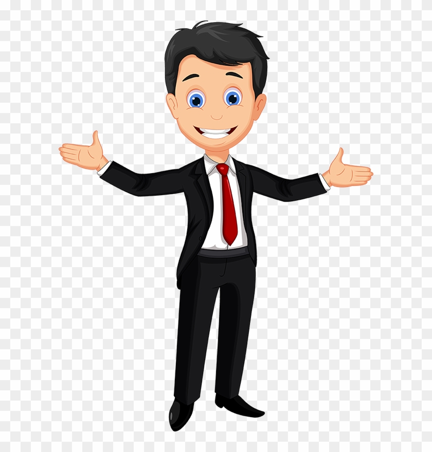 Give Us A Call We Install - Businessman Cartoon - Free Transparent PNG  Clipart Images Download