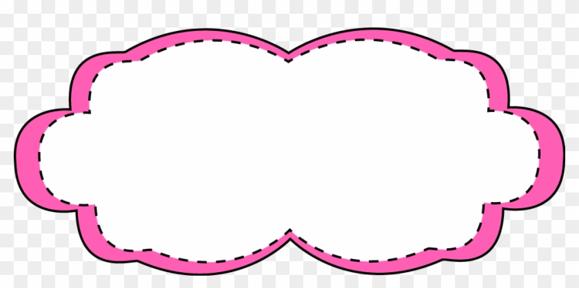 Cloud Cliparts Frame - Pink Border Frame Clip Art #426377