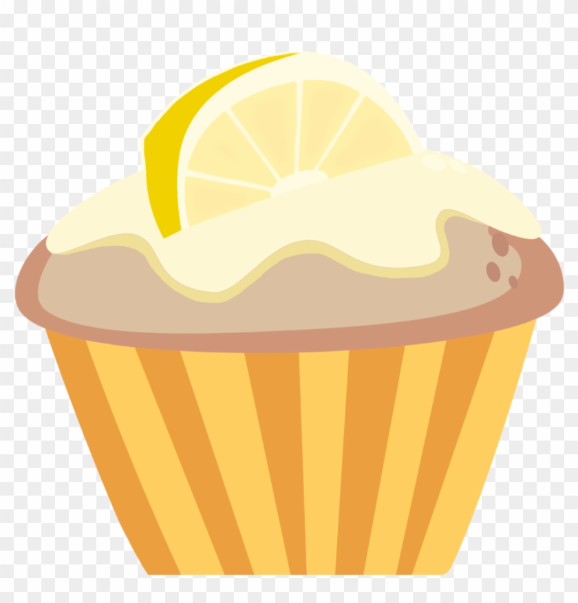 Muffin Clipart Lemon Cupcake - Cupcake #426435