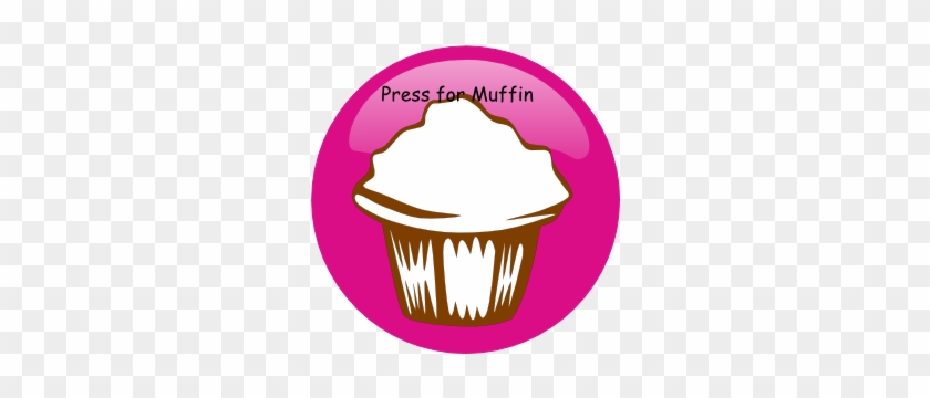 The Muffin Button Clip Art - Muffin #426437