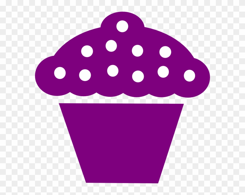 Purple Cupcake Clip Art #426443